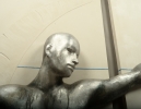 Bronce y piedra artificial<br>Measures: 320x150x25 cm<br>Series: 2 units.